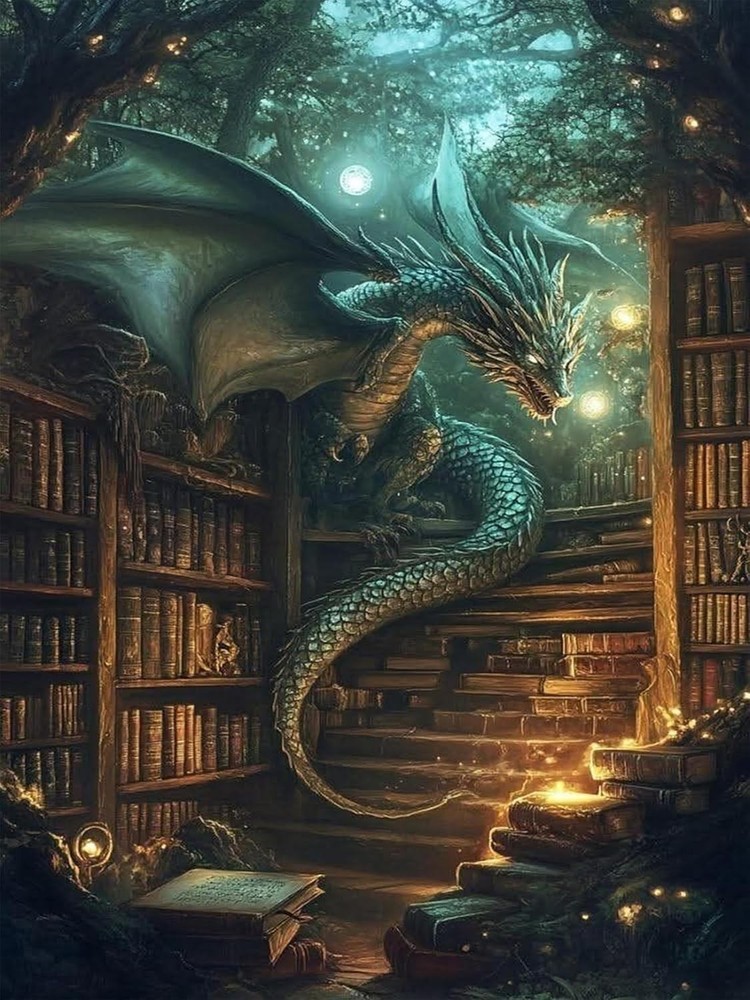 Dragon Paint by Numbers for Adults and Kids DIY Acrylic Canvas Wall Art 16×20