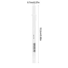 2pcs White Gel Pens Fine Point Tip Marker Water Based White Paint Pens