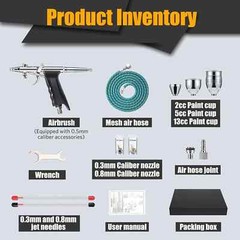 Airbrush Kit, Air Brush Painting Set, Double Action Trigger Airbrush Gun with…