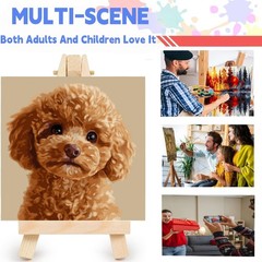 Paint by Numbers Kit for Adults,Cute Dog Paint by Number for Adults,Acrylic Adul