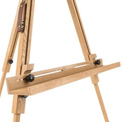 Easel Stand 37.4×39.4×78.3 Tripod Beechwood Display Stand With Steel Fittings F