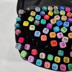 TOUCH Morky 80 PC Twin Marker Set Art/School/Home with Bag Broad & Fine Tips