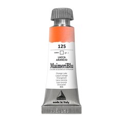 MaimeriBlu 12ml Single-Pigment Watercolor Paint – Orange Lak