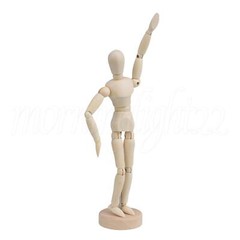 6pcs 20cm Wooden Human Mannequin 8inchs