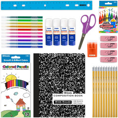 Back to School Starter Pack, 60 Pieces, Elementary, for Students Teachers Donati
