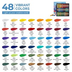 Oil Pastels Set – 48 Vibrant Colors, Ultra-Soft and Creamy Texture, Easy to B…