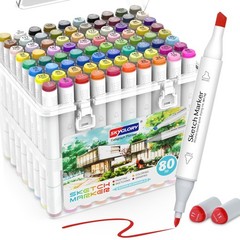 80 color liquor base mark, double pointed (chisel and fine) permanent paintin…