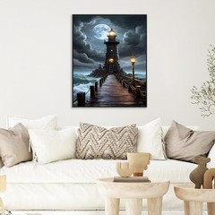 Paint by Numbers for Adults Beginner, Lighthouse Adult Paint by Number Kits on R