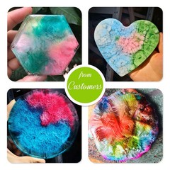 Alcohol Ink Set – 12 x 0.35oz Colors Alcohol Based Ink for Epoxy Resin Paint…