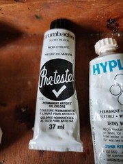Vtg Paint Lot Snap Case Grumbacher Pre Tested Hyplar Academy Acrylic Liquitex
