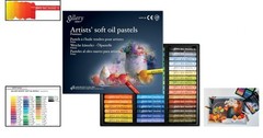 Soft Oil Pastels Set of 48 Assorted Colors Professional Art Supplies