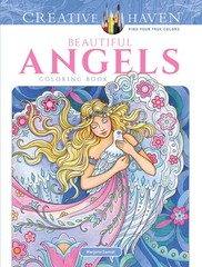 Creative Haven Beautiful Angels Coloring Book: Relax & Unwind with 31…