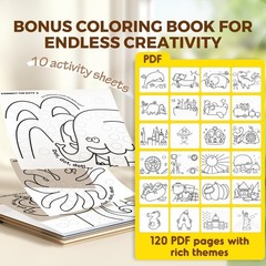 Washable Dot Markers for Toddlers, 6 Colors Dot Paints with 120 Printed PDF &…