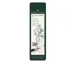 Faber-Castell – 6 Castell 9000, Art Pencil Set, Finest Artists’ Quality New