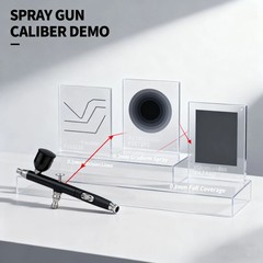 Dual Action Gravity Feed 0.3mm Gun Spray Airbrush Nail Art Paint Tattoo Tool Set