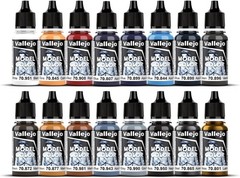 Civil War Miniature Paint Set 16 Colors 18ml Dropper Bottles Historical Accuracy