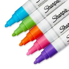 Sharpie Oil-Based Paint Markers Medium Point Fashion Colors 5-Count 1770459