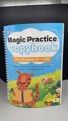 6pcs Magic Practice Copybook Groove Reusable English Writing Book For Children