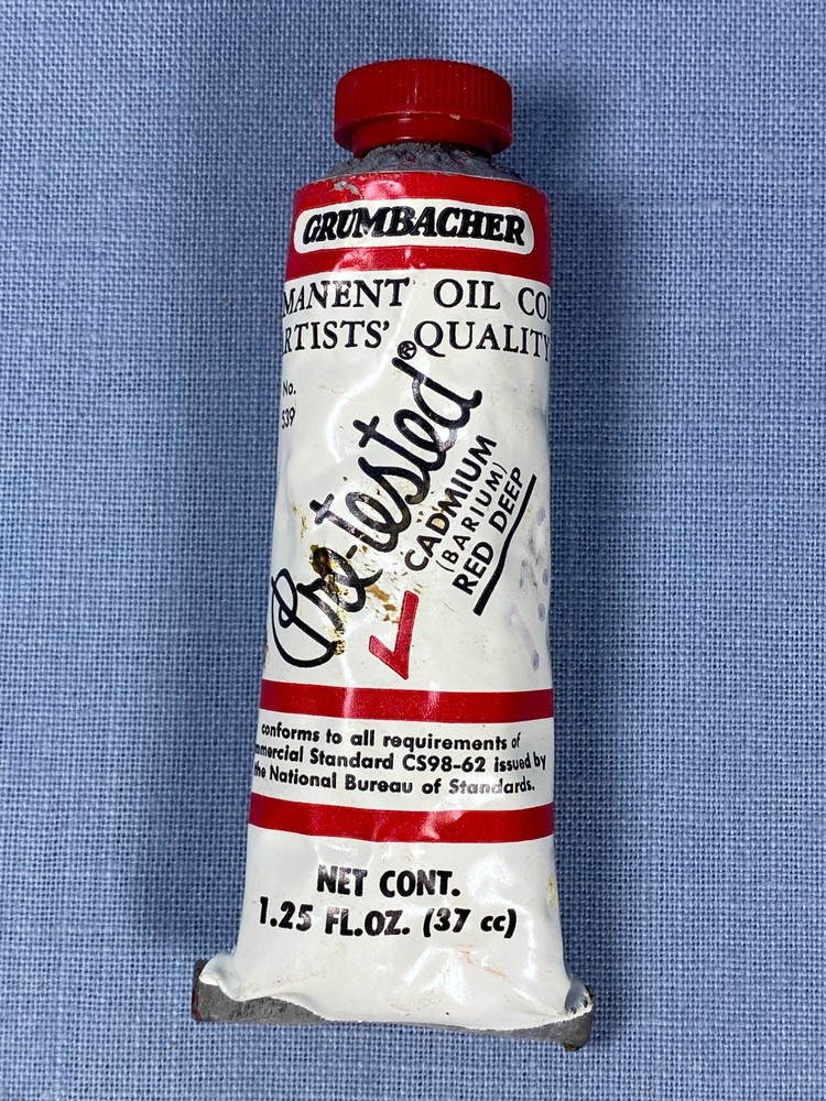 Vintage Grumbacher Pre-Tested Artist Oil Paint 1.25 Fl Oz – You Choose Colors