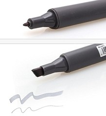 12 Cool Grey Colors Art Markers Grayscale Artist Dual Head Markers Set for Br…