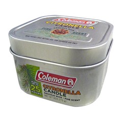 Pine Scent Citronella Candle with Wooden Crackle Wick – 6 6 oz, White