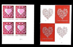 2014/2015 Choice of LOVE FOREVER Plate Blocks! MHN US Stamps! Hearts Valentines