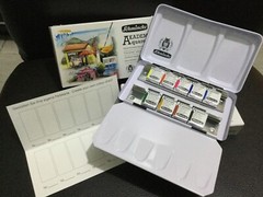 SCHMINCKE Akademie Limited Edition Watercolor Paint Set – 9 half pans