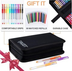 Versatile 160 Pack Colored Gel Pens with Refill – Ideal for Sketching & Writing