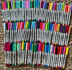 NEW Lot 105 SHARPIE ULTRA FINE MARKERS Assorted Colors Permanent