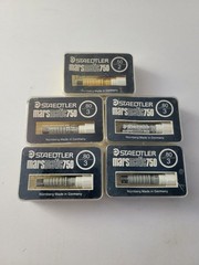 Staedtler Marsmatic 750 Lot Of 5 Total 4- .80 / 3 And 1- .50 / 2