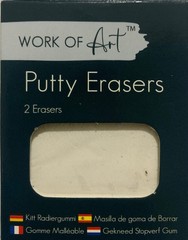 Putty Eraser 2 X Smudging Blending erasers Rubbers Drawing Craft Stationery