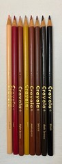 Vintage 1993 New Crayola Multicultural Colored Pencils 8 Count