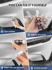 Octane Red(PRV/NRV) for Dodge Touch Up Paint Pen, 2 in 1 Car Scratch Remover