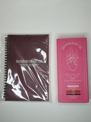 Inlumino Heart Ink Ballpoint Dot Pen Pmu Cartridges Japanese Coloring Book