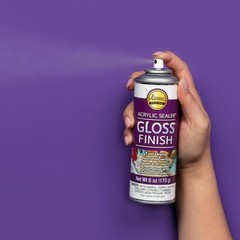 Aleene’s 26412 Clear Gloss Acrylic Sealer Spray – 6 Oz for Ultimate Protection