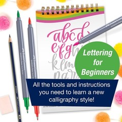 Bounce Lettering – Hand Lettering for Beginners, DIY Crafts Project with 3 Br…