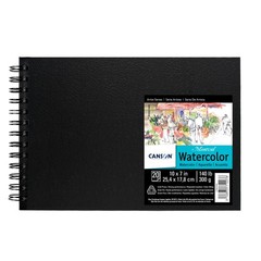 Montval Watercolor Paper Pad Wirebound 10×7 Inch 20 Sheets 140lb 300g Art