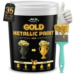 Versatile Gold Leaf Paint Alternative