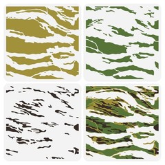 FINGERINSPIRE 3 Pcs 11.8 inches x inches, Tiger Stripe Camouflage