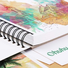 Ohuhu Marker Pads Art Sketchbook, 7.6″ ×10″ 120LB Heavy Smooth Drawing Papers
