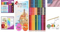 Japanese Style 72 Colored Pencils Set – Vibrant Colors for Drawing & Sketching