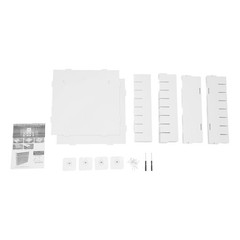 Set of 2 64 Grids Paint Organizer Storage Rack Wall-mounted Paints Holder