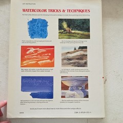 Cathy Johnson Watercolor Tricks & Techniques Art Instruction Book
