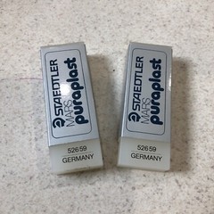 Staedler Mars Puraplast 526 59 eraser Made in Germany 2 Pack