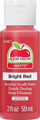 Apple Barrel 2 oz Bright Red Acrylic Paint for Crafts & Decor