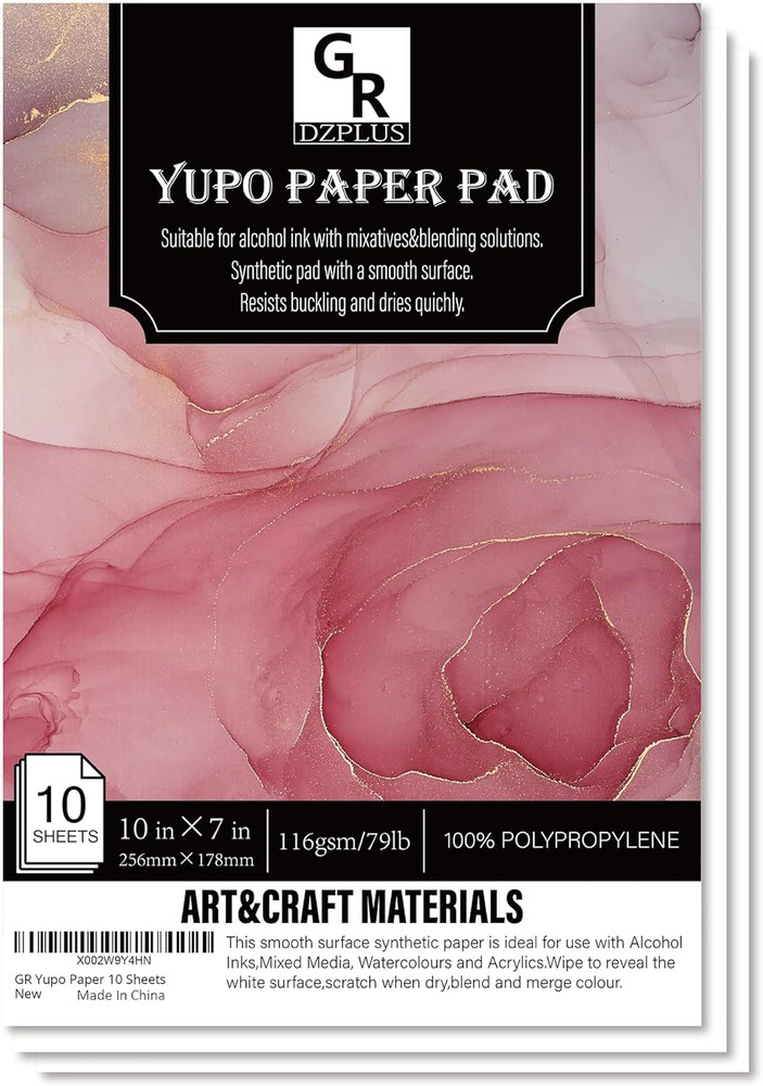 Yupo Paper 10 Sheets | 10-Inch X 7-Inch | 116GSM