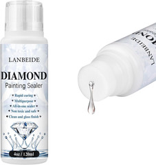 Diamond Painting Sealer, 5D Diamond Painting Glue Permanent Hold & Shine Effect