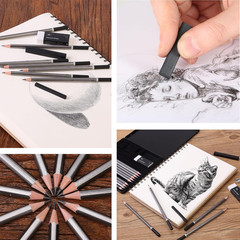 Mr. Pen- Sketch Pencils for Drawing, 19 Pcs, with Graphite Sticks, Erasers and S