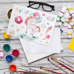 Blank Watercolor Cards with Envelopes Set 100 PCS 5×7 Inch 140lb Cotton