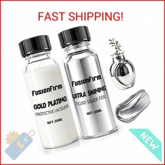 FusionFirm Liquid Leaf Paint – Alcohol-Based Airbrush Paint – High Gloss Finish
